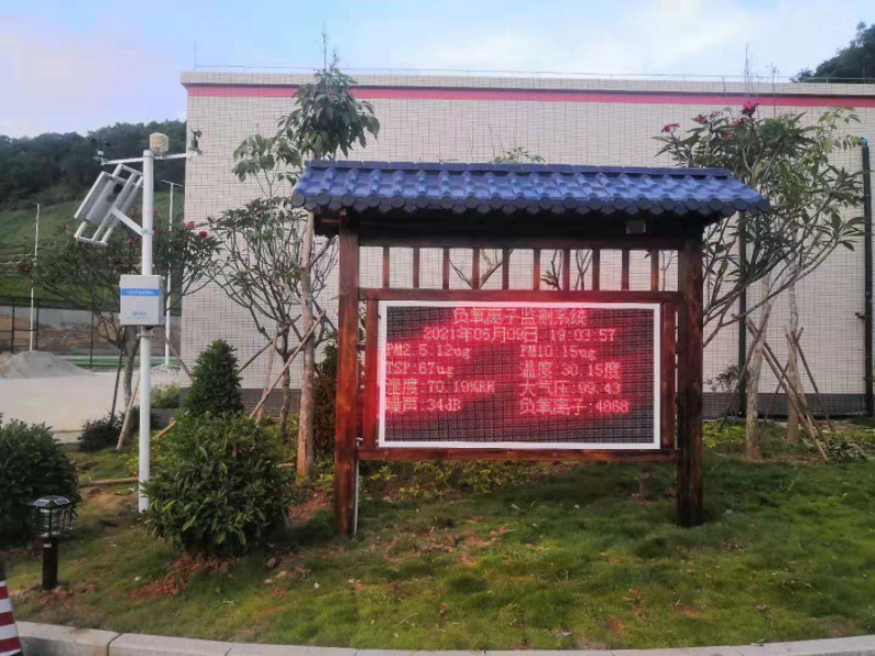 广东肇庆地区安装beat365正版唯一官网的负氧离子监测站设备